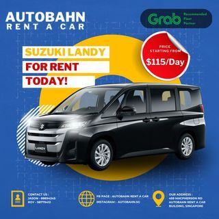 [ Grab Recommended, Brand New ] Suzuki Landy 1.8(A) 2023 Registered [ Rental , Pre-Booking ]