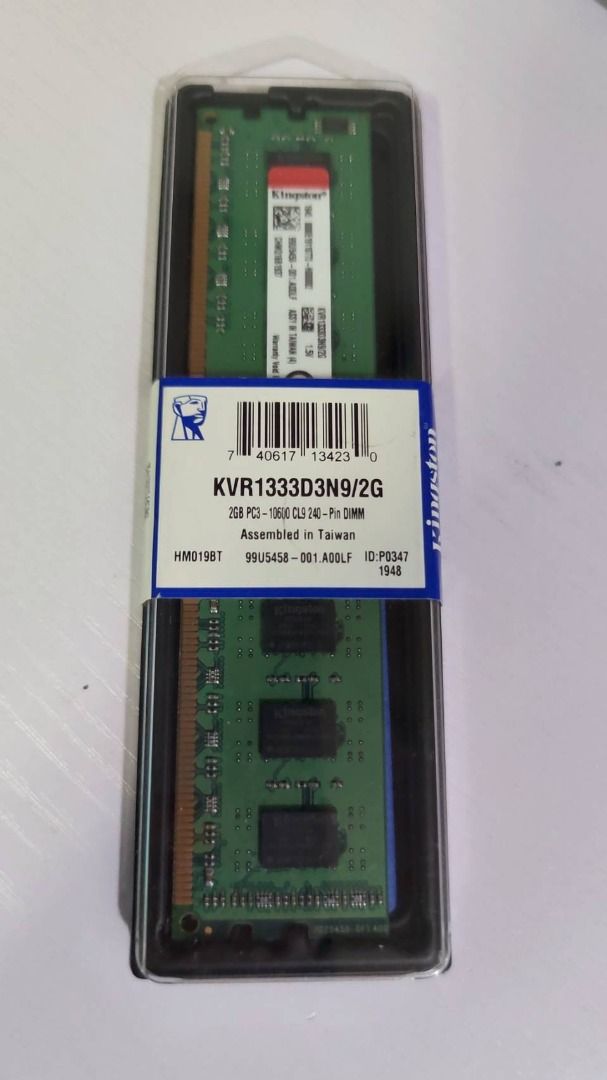 Kingston DDR3 1333 2GB 2G KVR1333D3N92G