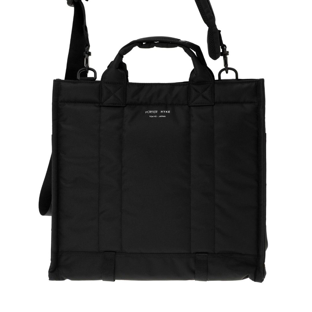 注目 HYKE✖️PORTER ２ＷＡＹ ＴＯＴＥ ＢＡＧ ＢＬＡＣＫ 新品