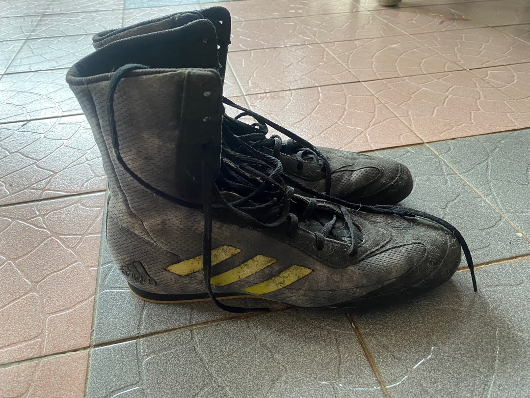 Adidas Box Hog Boxing Shoes Men s Fashion Footwear Sneakers on