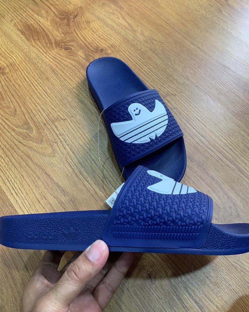 ADIDAS SLIDE SHMOOFOIL 7UK NEW, Men's Fashion, Footwear, Flipflops and