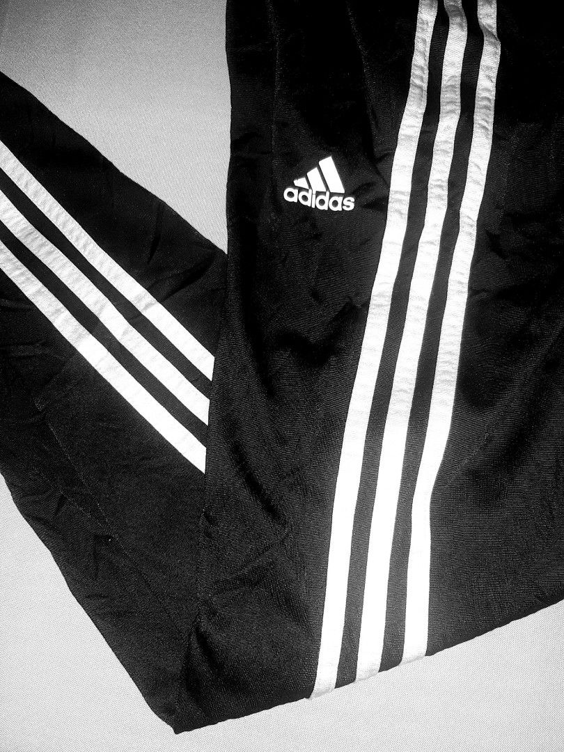ADIDAS TRACK PANTS BLACK, Men's Fashion, Bottoms, Joggers on Carousell