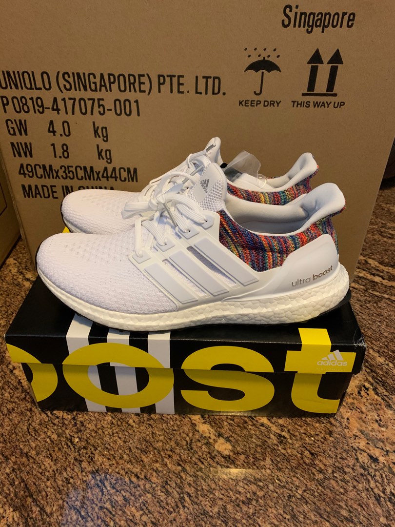 Adidas Ultra boost multicolor size 10 Men s Fashion Footwear