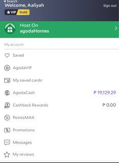 AGODA cash/credits for SALE DISCOUNTED