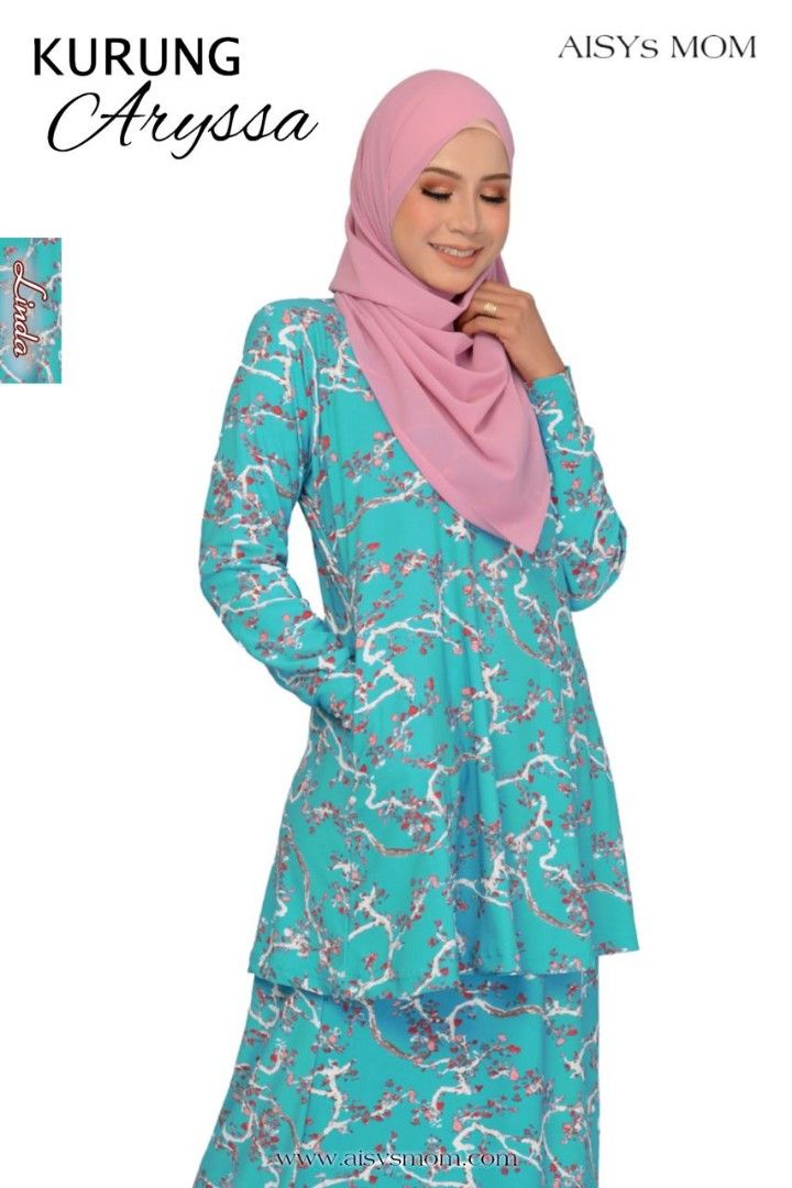 AISYSMOM Kurung Aryssa Linda, Women's Fashion, Dresses & Sets, Sets or ...