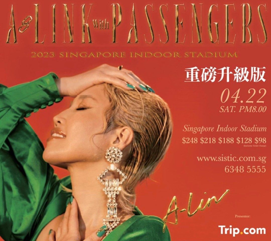 Alin with Passenger concert, Tickets & Vouchers, Event Tickets on Carousell