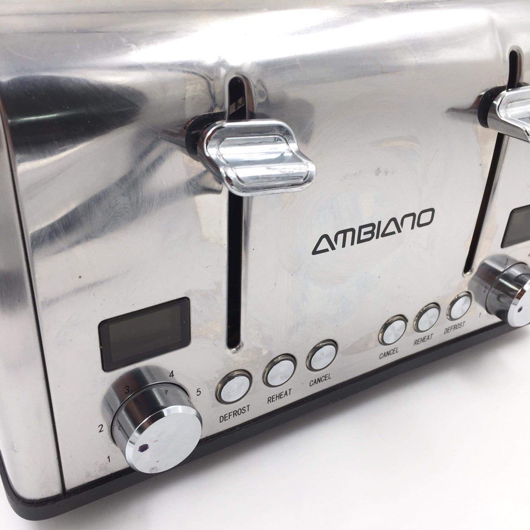 AMBIANO 4Slice Countdown Toaster, TV & Home Appliances, Kitchen