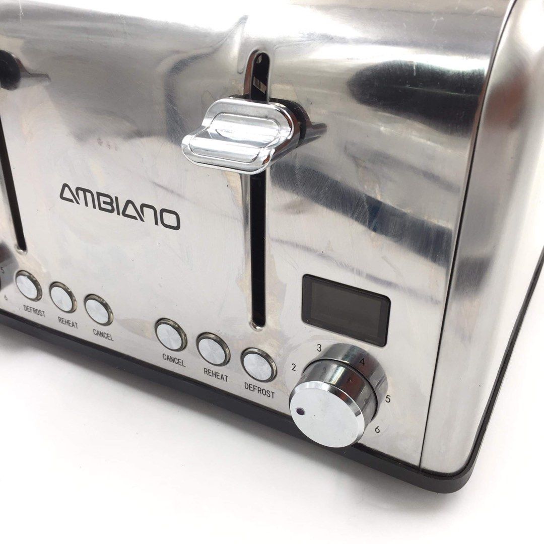 AMBIANO 4Slice Countdown Toaster, TV & Home Appliances, Kitchen