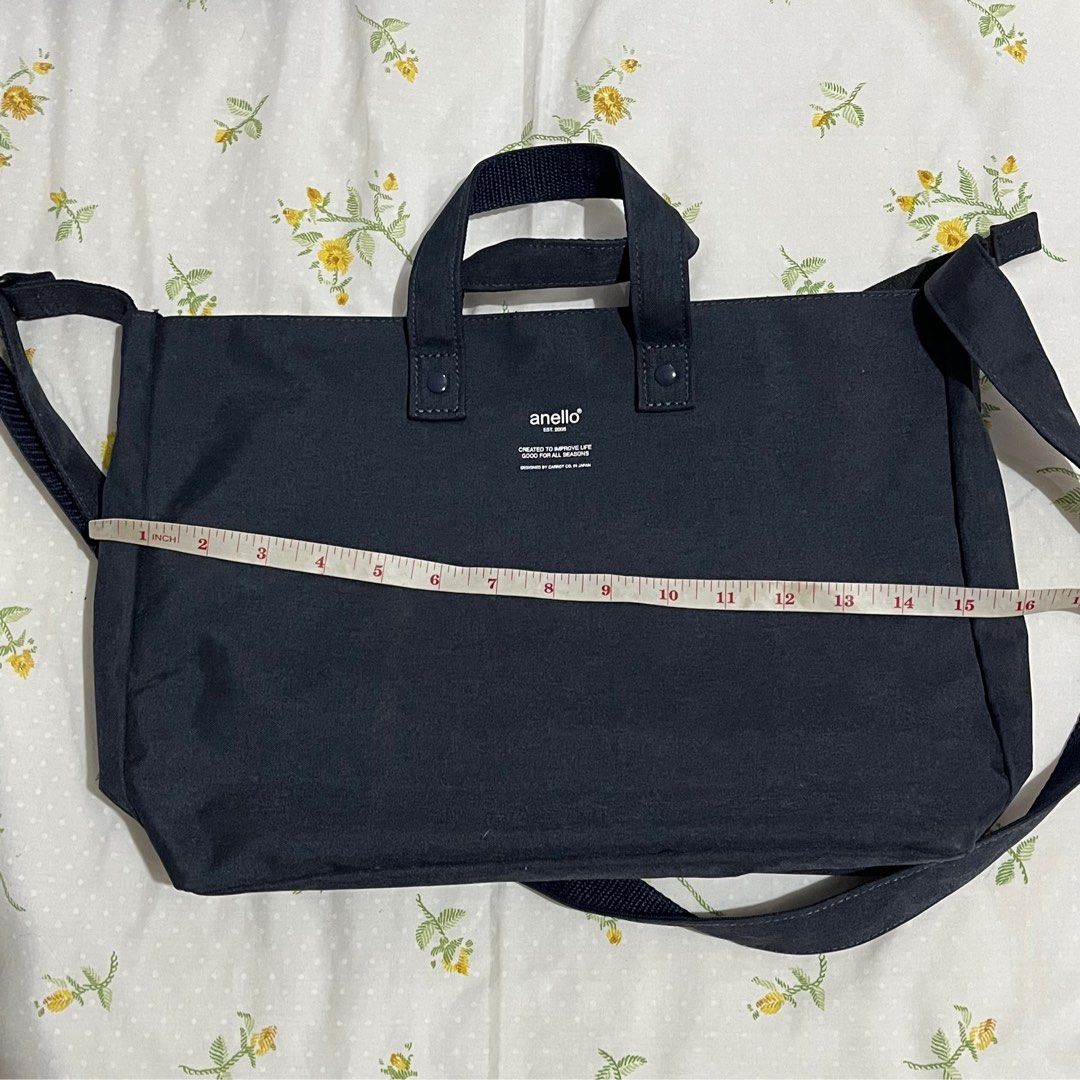 Anello 2 Way Navy Tote Bag
