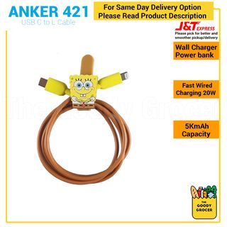 Anker 421 SpongeBob SquarePants USB C to Lightning 3ft(0.9m) Cable