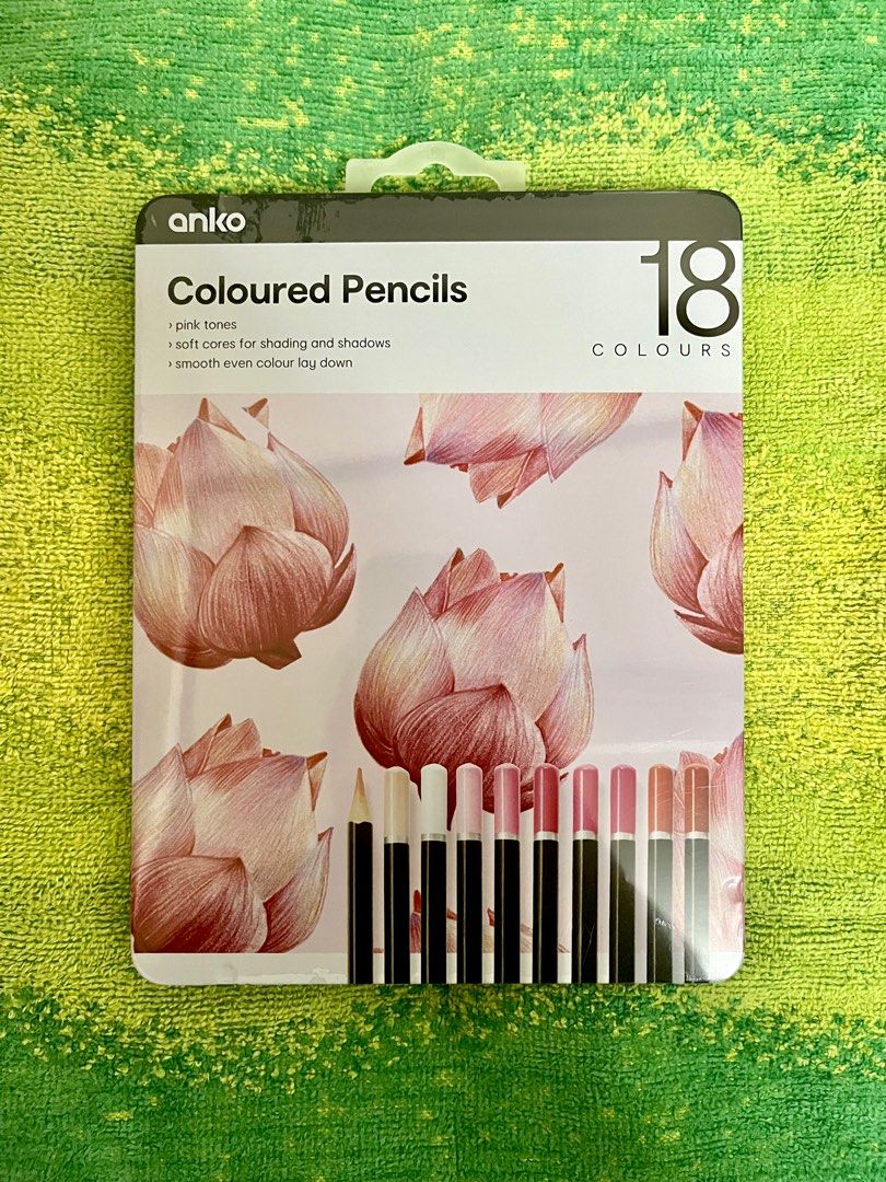 Anko Coloured Pencils (Category: Stationery & School Supplies) located in Pasig City. Submitted by KayeArtsy (Listing ID 1227424909, Image 1). Description: 🇦🇺 AU Bought 🏷️ 550 per set 💳 MOP: Chinabank/ GCash/ PNB 🚚 MOD: Grab/ Lalamove (w/in MM) J&T/ GoGo Xpress (checkout via Shopee) .