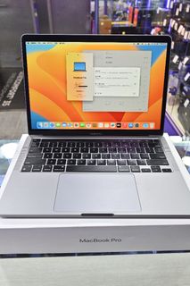 Original Apple MacBook Pro 13 M1 2020 8GB RAM + 257GB ROM with scratch mark on forehead, functional, accept consumption voucher 8+25664194530216707110