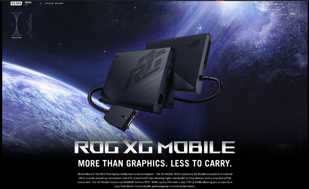 ASUS ROG XG Mobile 2023 (ASUS 2year Global Warranty) RTX 4090 or 2022 ASUS ROG GC31S (or GC32L