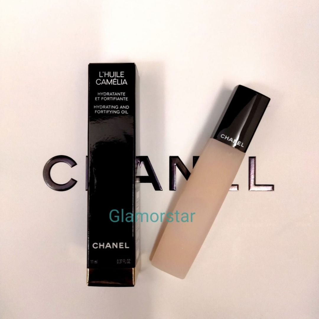 Chanel L'huile Camelia Hydrating & Fortifying Oil With Pouch Bag
