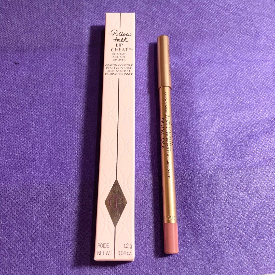 AUTHENTIC FULL SIZE Charlotte tilbury lip cheat Pillowtalk pillow talk