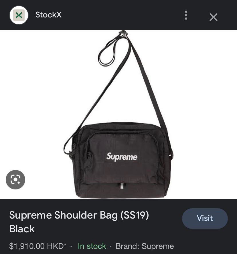 Supreme ss19 shoulder bag, Men's Fashion, Bags, Sling Bags on