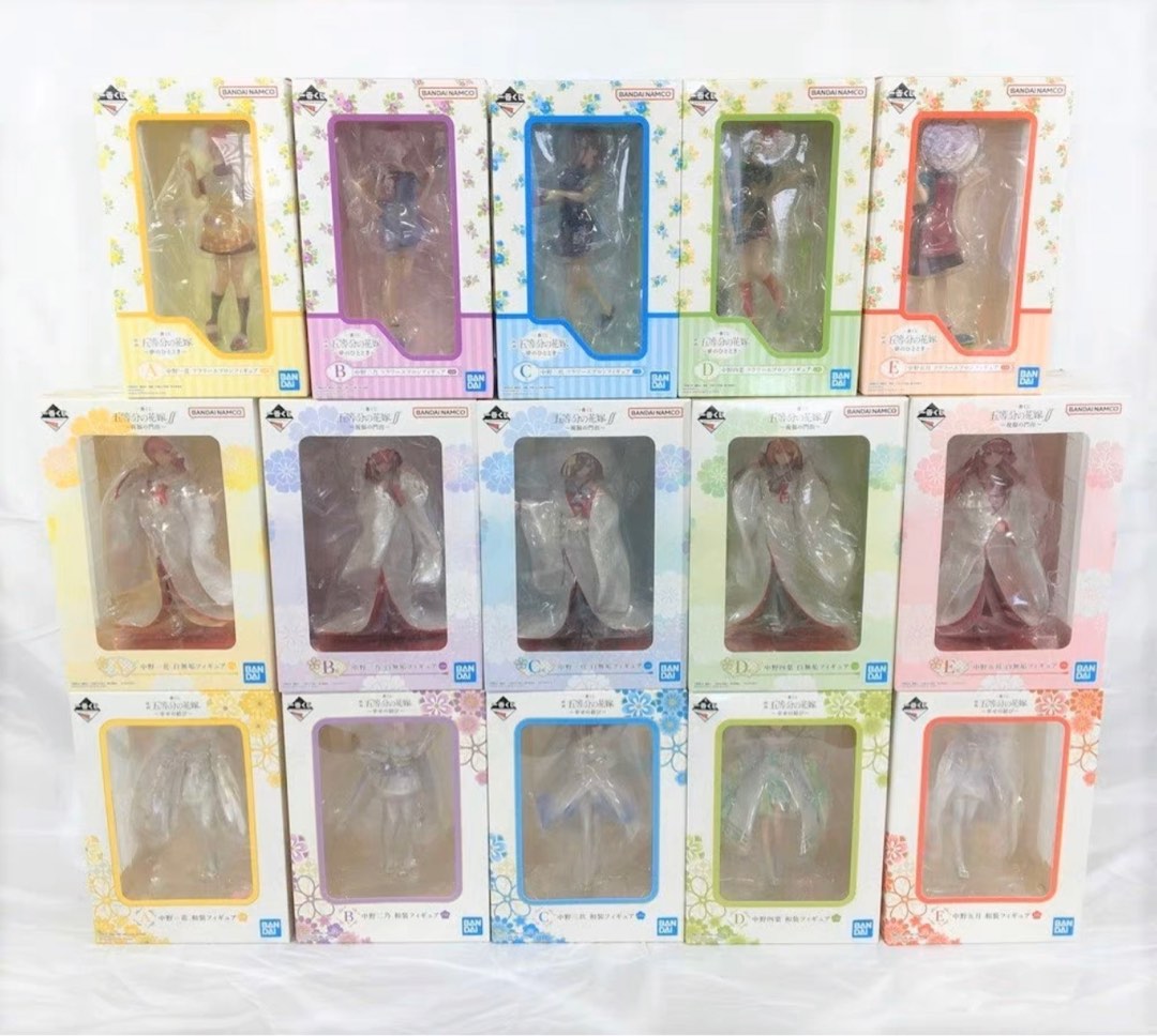 Figurine Ichiban Kuji Quintessential Quintuplets Honey Moon 5 Years Later Combo Set main image 0