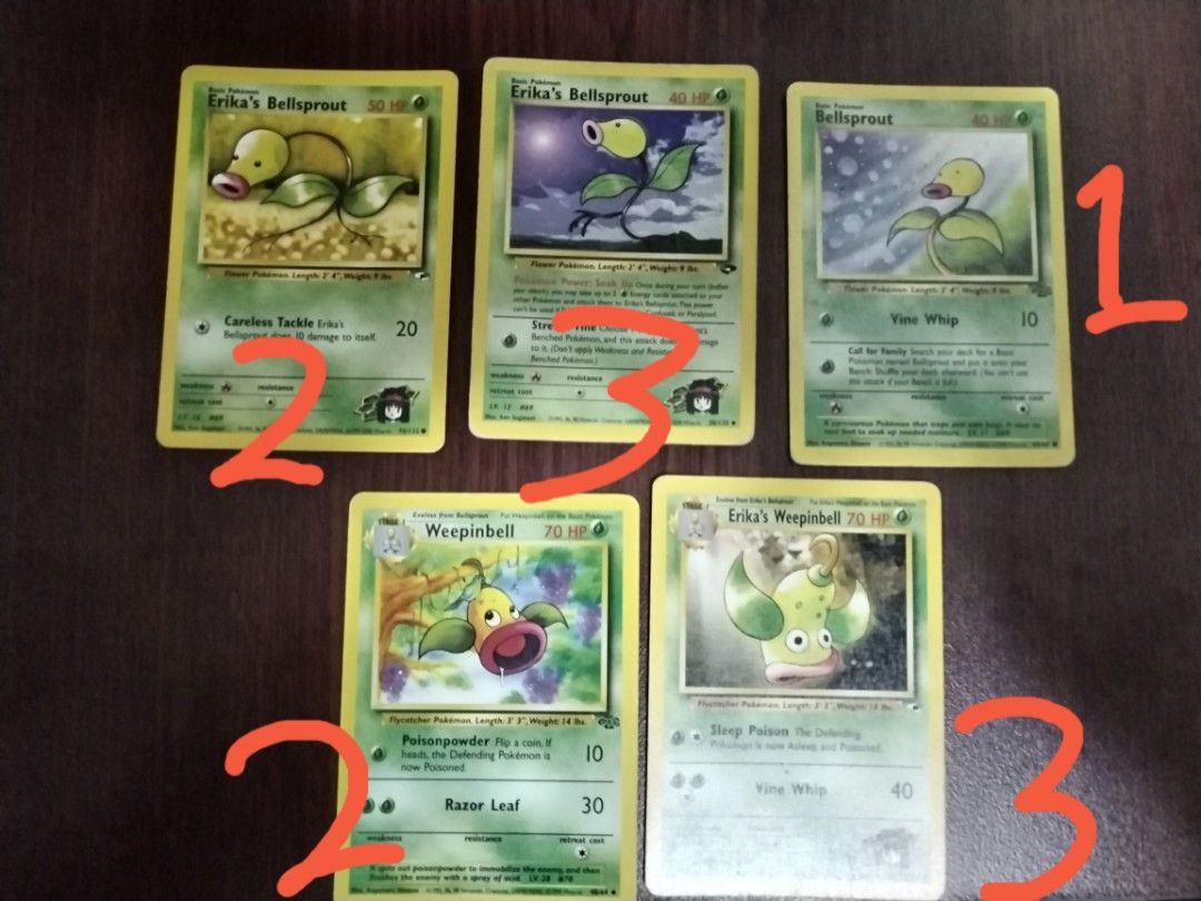 trainer n pokemon card Bellsprout Base Set 2 EX 66/130 Pokemon Card main image 1