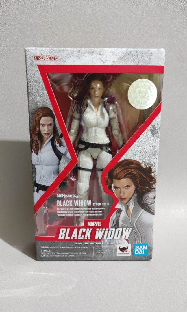 BIB: SHF Black Widow Exclusive (Snow Suit Version) (Category: Figurines & Statues) located in Muntinlupa City. Submitted by satchel (Listing ID 1226632894, Image 1). Description: ⚠️ READ BEFORE BUYING ⚠️ ⚠️NOT INTERESTED IN SWAP⚠️ ⚠️NO TO HAGGLER/JOY RESERVER⚠️ Used for display and posing only. Tight joints - Good as new. Set includes: 1 Figure 8 pairs of Alt Hands 2 Guns 2 Holsters 2 Baton Whips *Will include freebie transparent stand upon purch