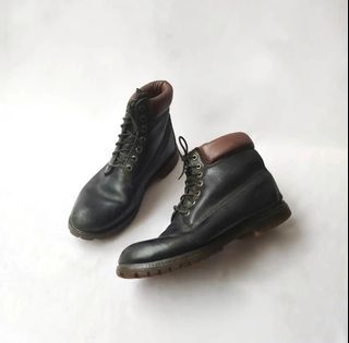 Black Timber//land Boots