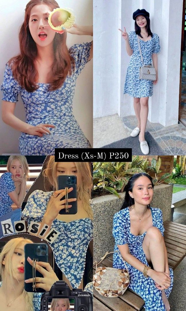 princess polly baby blue dress Blackpink Blue Dress main image 1