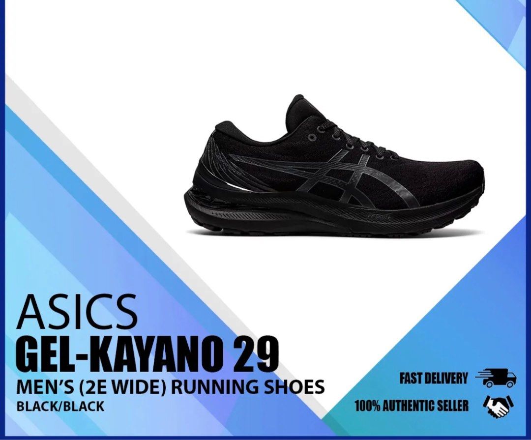 Men's GEL-KAYANO 29, Black/Black, Chaussures running