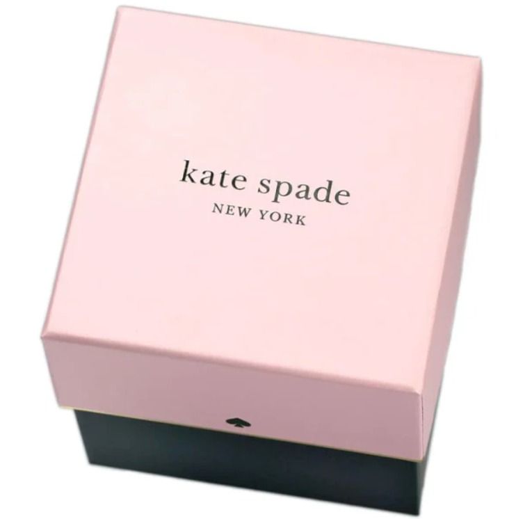 BRAND NEW AUTHENTIC INSTOCK BOXED KATE SPADE NEW YORK METRO THREE HAND NAVY LEATHER WATCH KSW9027 34 MM