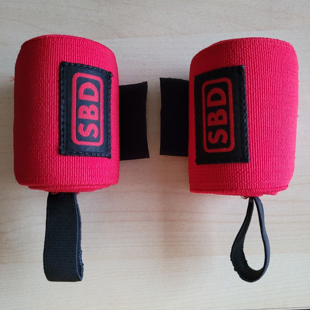 BRAND NEW SBD WRIST WRAP DEAD LIFT WEIGHT LIFT BENCH PRESS, Sports