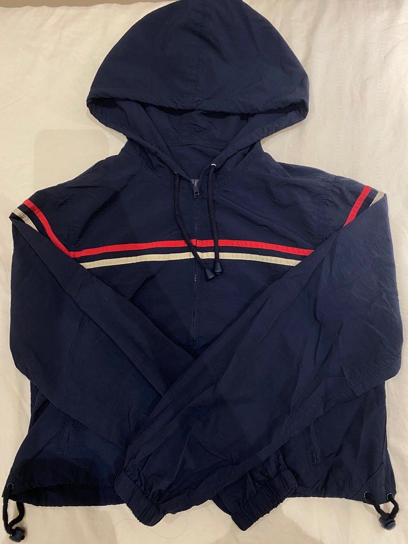 brandy melville henrietta cropped windbreaker