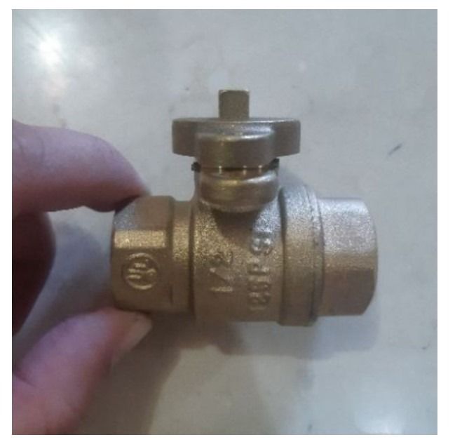 Brass Ball valve With Lock 1/2" Heavy Duty Lock Valve on Carousell
