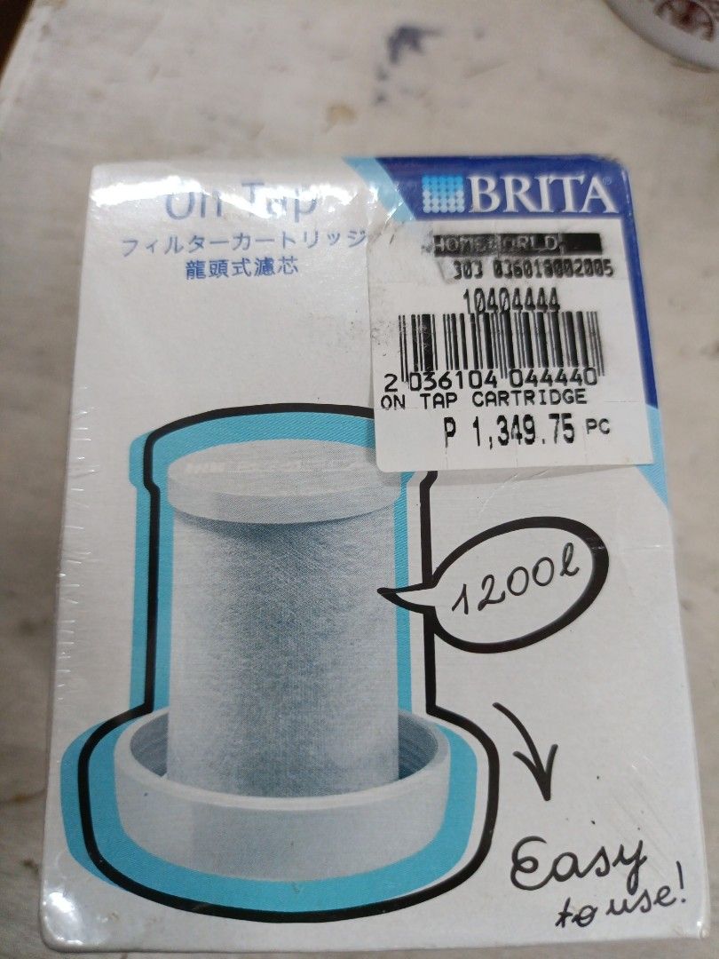 brita on tap with new filter (Category: Pitchers & Dispensers) located in Manila. Submitted by bartolomekuma20 (Listing ID 1044675801, Image 2). Description: brita on tap water purifier with new filter.