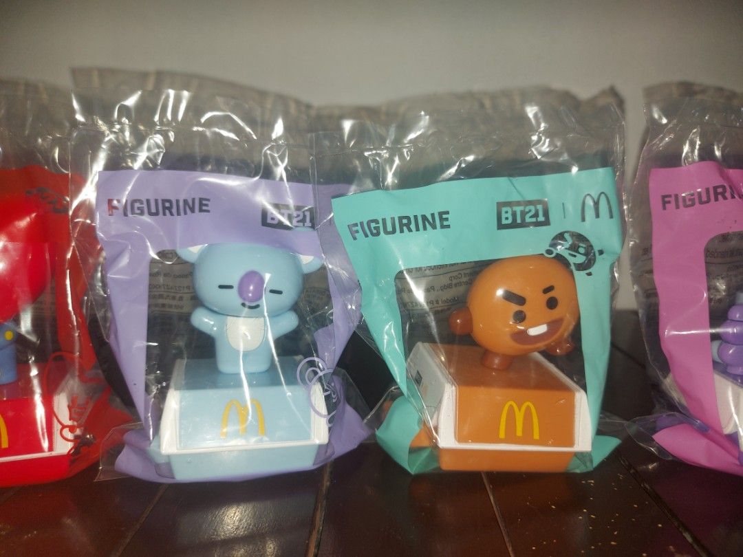 BT21 X MCDONALDS FIGURINE SET (LIMITED EDITION), Hobbies & Toys, Toys