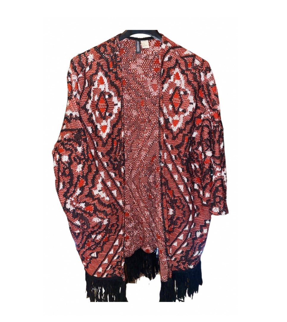 H&m sales fringe cardigan