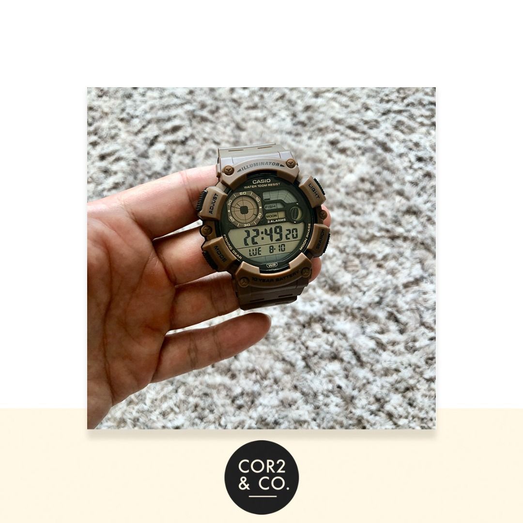 Casio g shock fishing watch hotsell