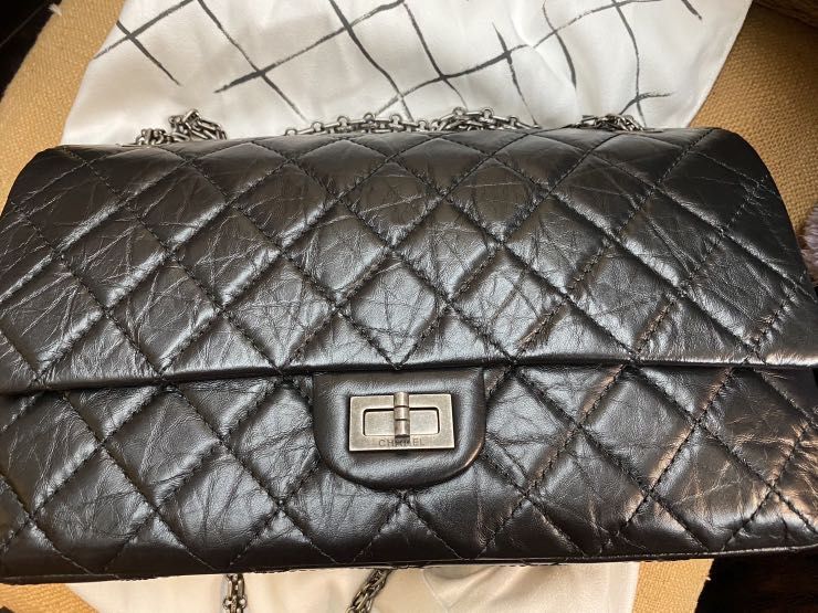 Chanel Red Calfskin 2.55 Reissue Flap Bag- 227 size at 1stDibs