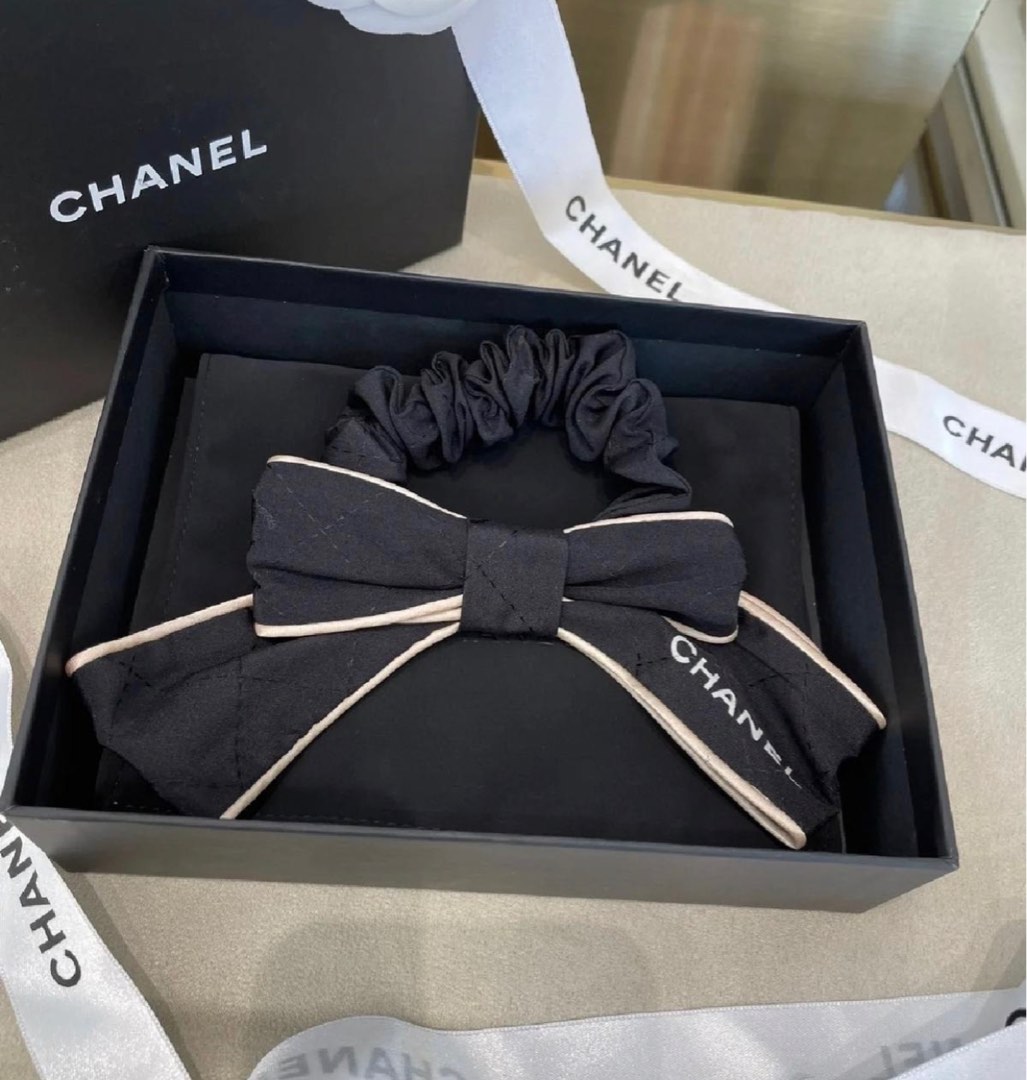 Authentic Chanel box only with ribbon, Luxury, Accessories on Carousell