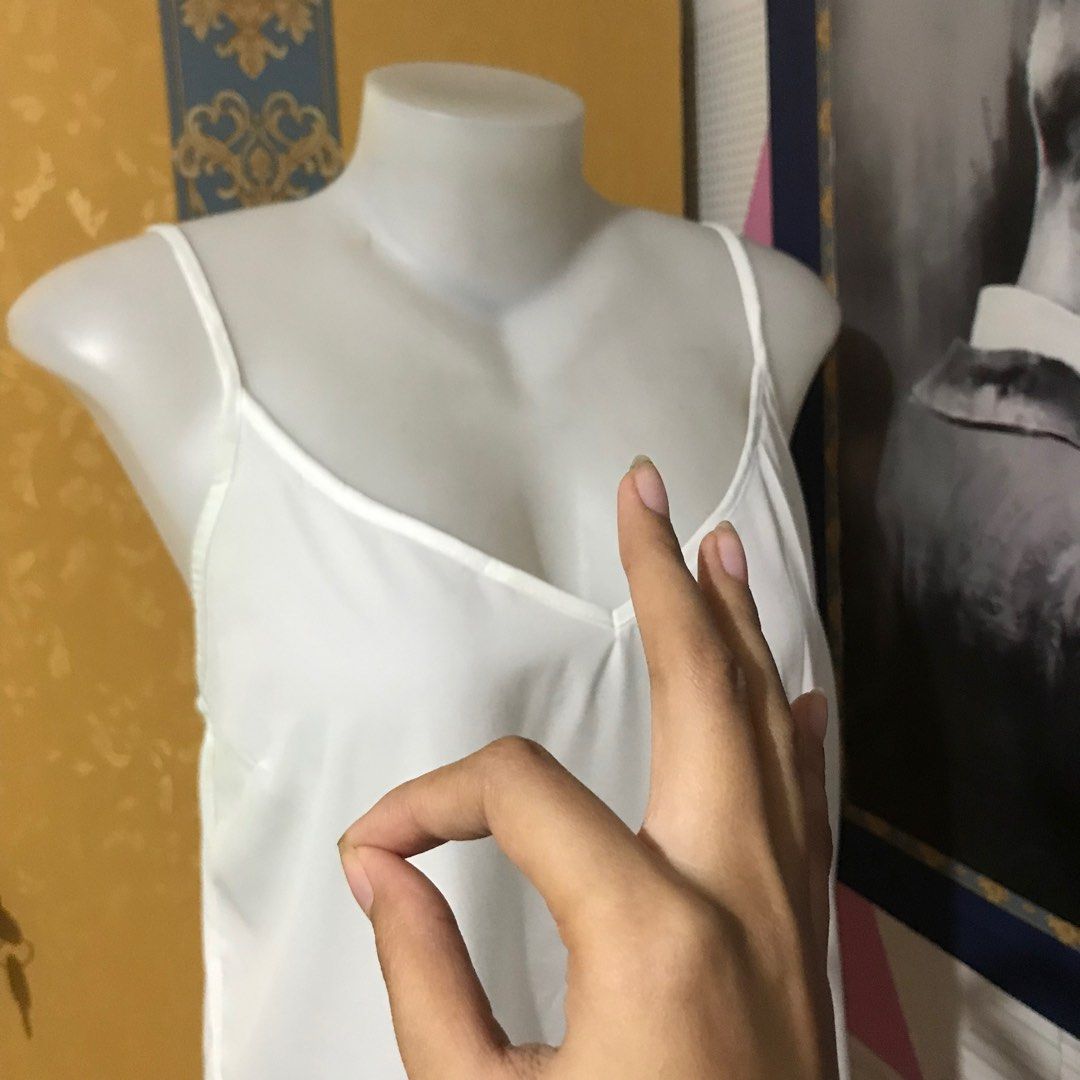 Comfy And Sexy White Nightwear (Category: Undergarments & Loungewear) located in Pasig City. Submitted by realityhits (Listing ID 1227554256, Image 3). Description: ‼️PAKIBASA HANGGANG BABA‼️ All items are washed and disinfected already. If may flaw/s po, photo/s will be posted after the label. Pag walang pic after ng label, means walang visible flaw. 💕 ❌BAWAL SA MABAGAL MAGREPLY. FIRST TO PAY BASIS PO TAYO. ❌ NO VIDEO PROOF WHILE OPENING THE PA