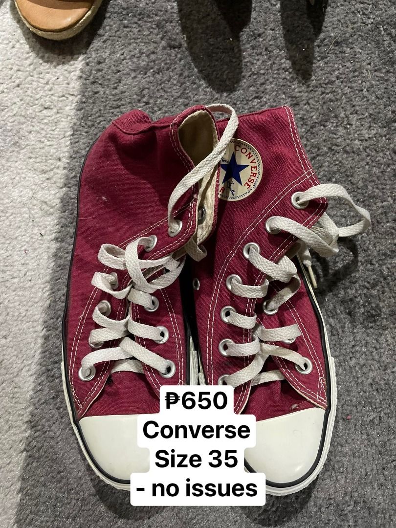 Converse 35 size sale