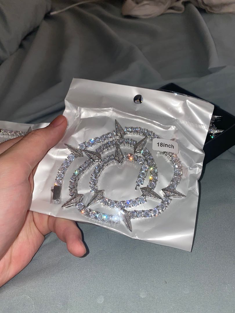 Black panther diamond necklace clearance