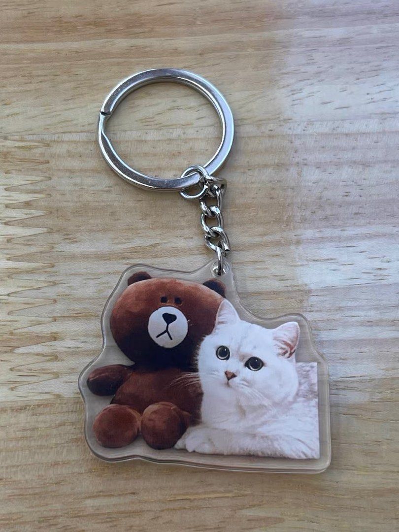 Custom outlet shape keychain
