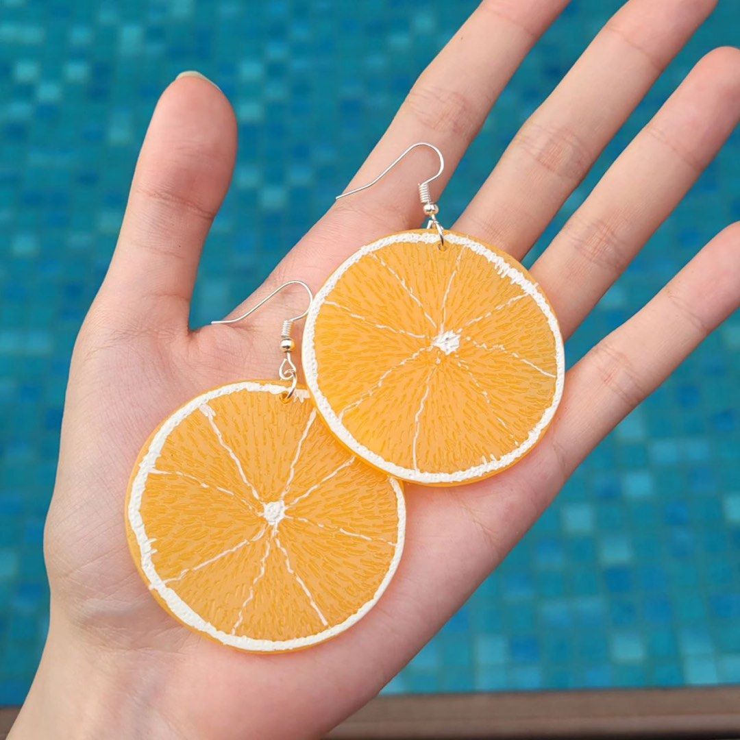 Cute top food earrings