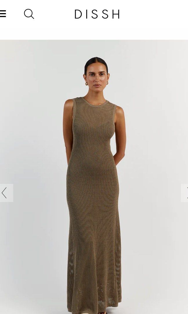 DISSH Ophelia Crochet Maxi Dress, Women's Fashion, Dresses & Sets