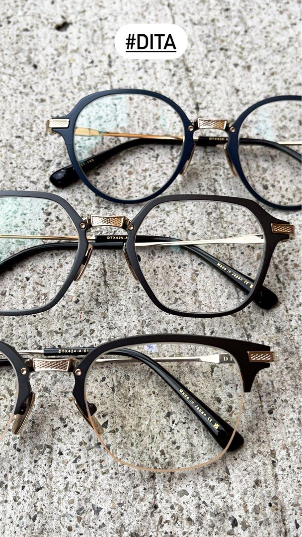 Dita frames (Category: Sunglasses & Eyewear) located in Singapore. Submitted by nicheeyewear (Listing ID 1080737384, Image 3). Description: Full collection in store. Appts are needed. Shorthanded. Pls message for details. .