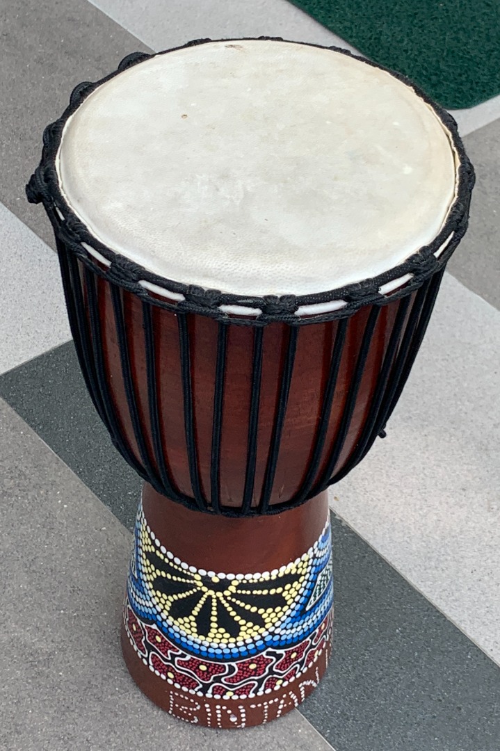 Djembe type Hand Drum, for kids, Hobbies & Toys, Music & Media, Musical Instruments on Carousell