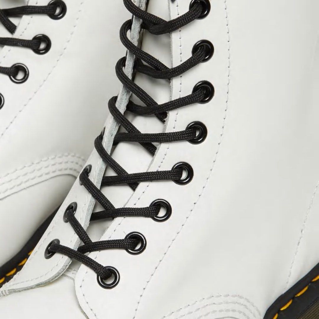White doc martens size 8 top