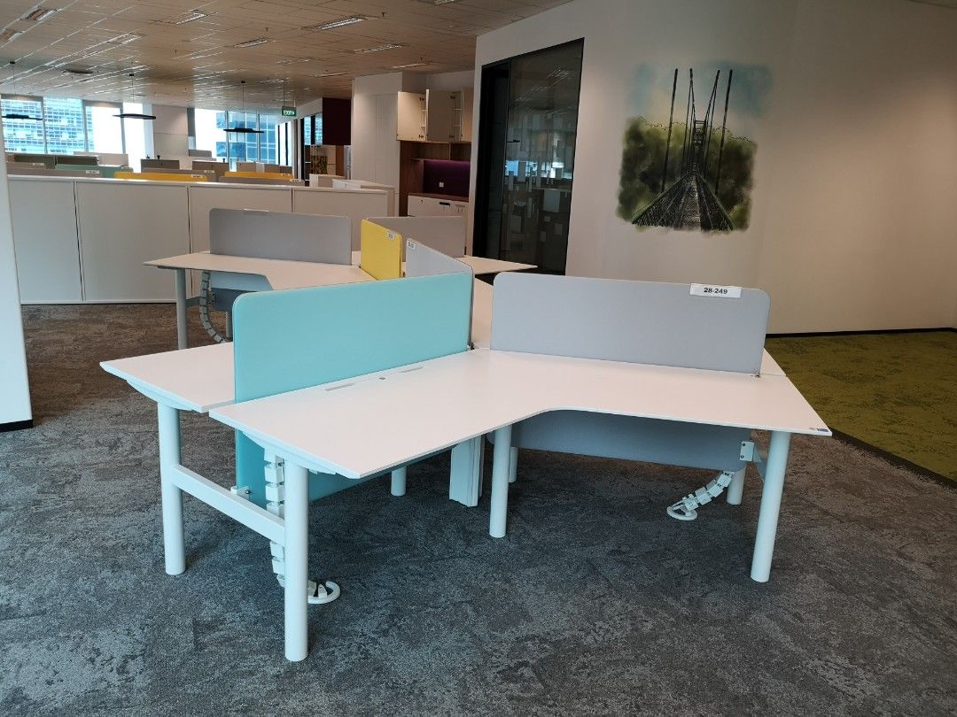 Ex stock desking system furniture warehouse sale, used office ...