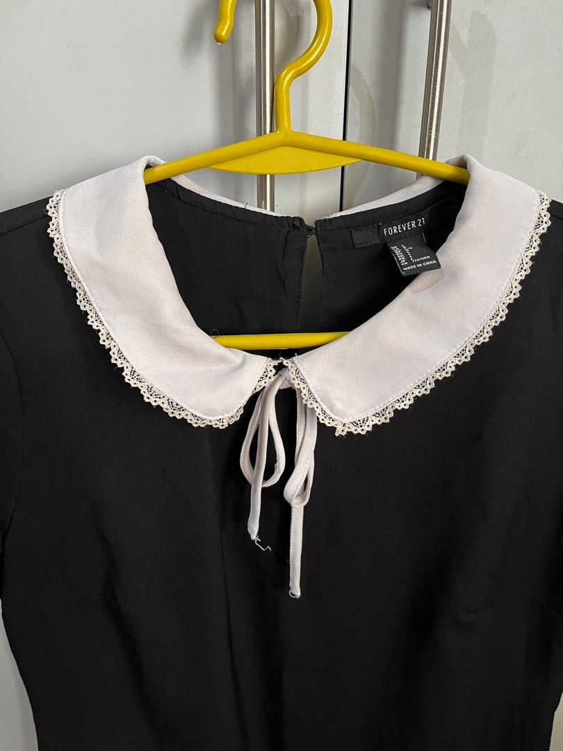 Forever 21 wednesday addams dress hotsell