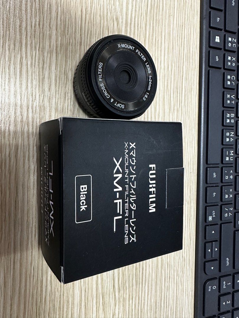 Fujifilm xm-fl x mount filter lens 24mm f8, 攝影器材, 鏡頭及裝備
