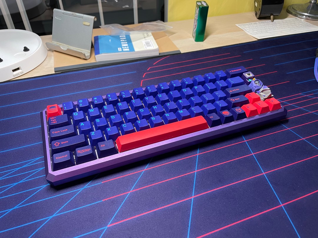 GMK Laser 68 keys custom mechanical keyboard, Computers & Tech, Parts