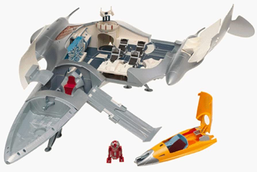 HASBRO HUGE STAR WARS 1991 EPISODE 1 NABOO ROYAL STARSHIP BLOCKADE